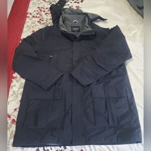 Men's Land's End Navy Blue Winter Coat